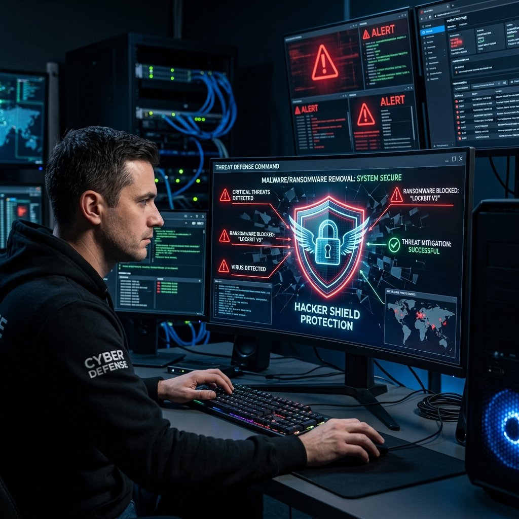 Virus, Malware & Ransomware Removal